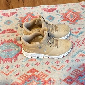 On Running Beige High-Top Sneakers